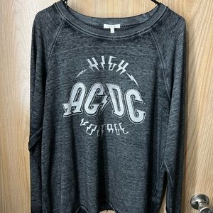 Maurice’s AC/DC crew neck sized large oversized